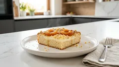 Kynutý koláč s meruňkami a tvarohem: nadýchaný a vláčný i druhý den