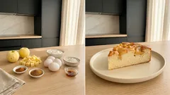 Nadýchaný jogurtový koláč s jablky: jednoduchý recept, který drží krásně pohromadě