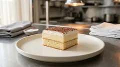 Plechový koláč s horkým pudinkem: vláčný, krémový a s čokoládou navrch