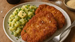 Studentský řízek z gothaje v pivním těstíčku: křupavý z trouby, bez smažení