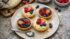 Domácí košíčky s pudinkovo-máslovým krémem: jemný dezert, který vypadá slavnostně