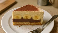 Nepečený piškotový dort s banány: krémový, rychlý a vždycky se povede