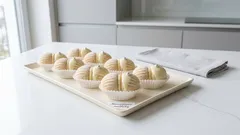 Marcipánové mušličky bez pečení: jemné kokosové cukroví jako z cukrárny