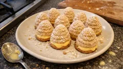 Kokosová vosí hnízda s vaječným likérem: nepečené vánoční cukroví, které se vždy povede