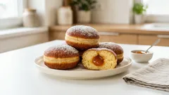 Domácí kynuté koblihy s džemem: nadýchané a vláčné i druhý den