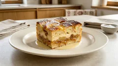 Domácí žemlovka s jablky a tvarohem: šťavnatá a krásně voní skořicí