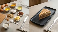 Domácí ořechové řezy s kakaovým krémem: nadýchaný korpus, který drží tvar