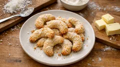 Kokosové rohlíčky, které voní Vánocemi: jednoduché cukroví z pár surovin