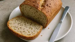 Domácí kmínový chléb bez pekárny: nadýchaný bochník s křupavou kůrkou