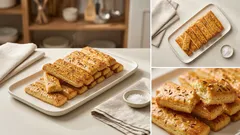 Slané tvarohové tyčinky bez kynutí: křehké, rychlé a vždycky se povedou